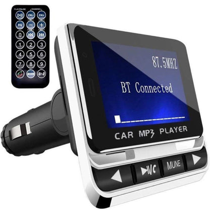 Stereo Bluetooth FM Radio Transmitter Car Cigarette Lighter Radio Music Adapter