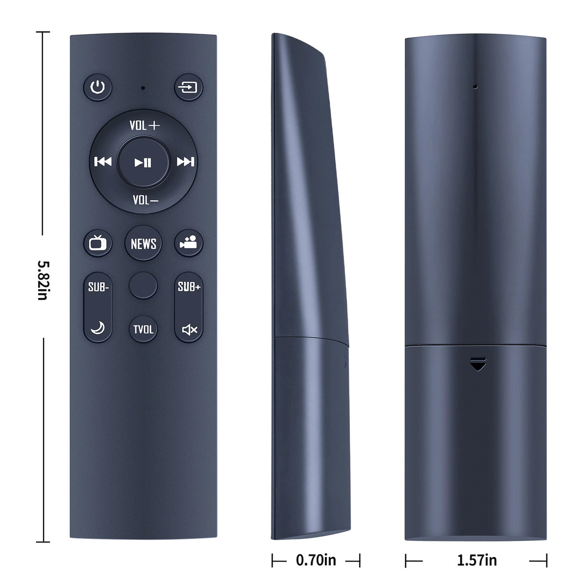 Replacement Remote Control For Insignia 2.1-Channel Soundbar NS-HTSB2123