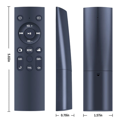Replacement Remote Control For Insignia 2.1-Channel Soundbar NS-HTSB2123