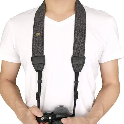 Universal Grey Adjustable Shoulder Neck Strap Belt For DSLR Cameras Accessories