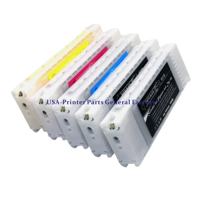 2 cyan 2 magenta 1 yellwo 2 MK Ink Cartriges compatible For Epson T3000 T5000