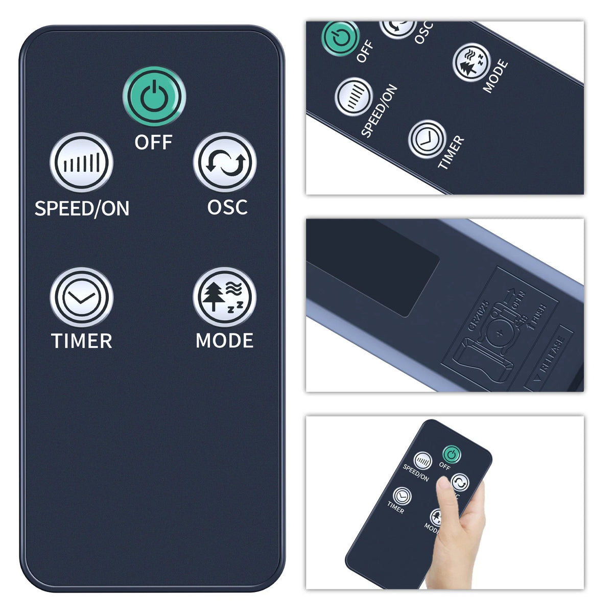 Replacement Remote Control For BLACK+DECKER Tower Fan BFTR146