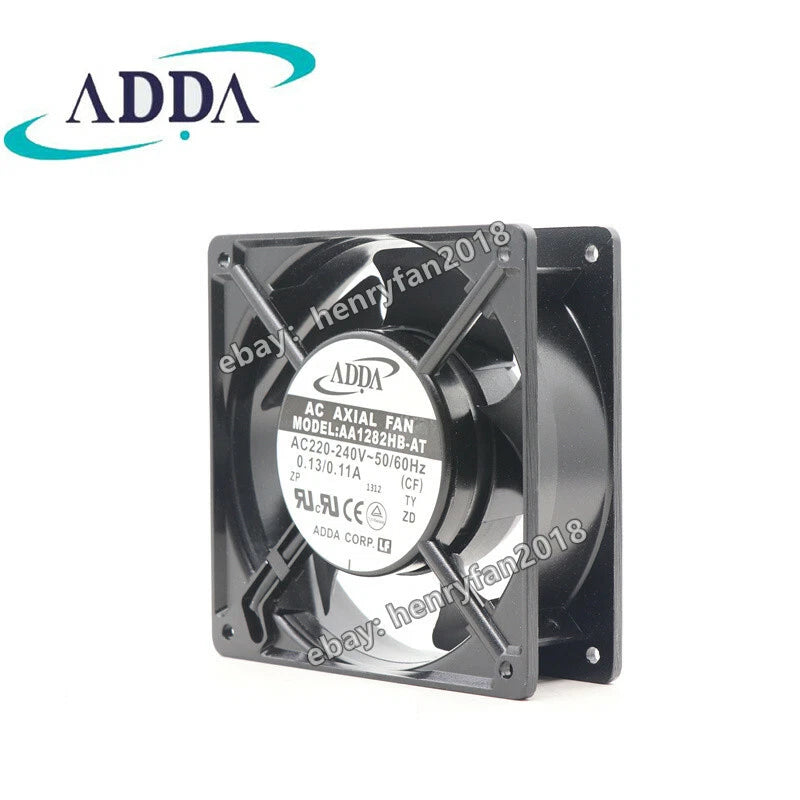 ADDA AA1282HB-AT Axial Fan 220/240V 0.13/0.11A 120*120*38MM Cabinet Cooling Fan