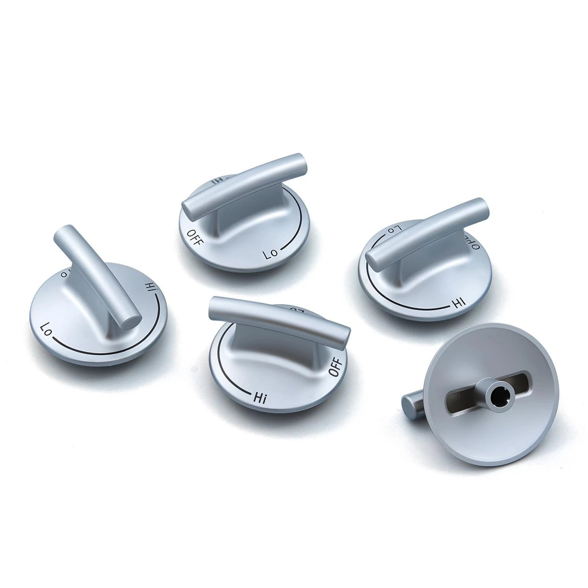 WP74009554 Stove Knobs Replacement Parts for Jennair Cooktop Knob Gas Silver
