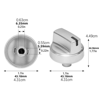1PCS Stove Knob WB03X29354 For GE Replacement For PGP9030SL1SS, PGP9036SL1SS