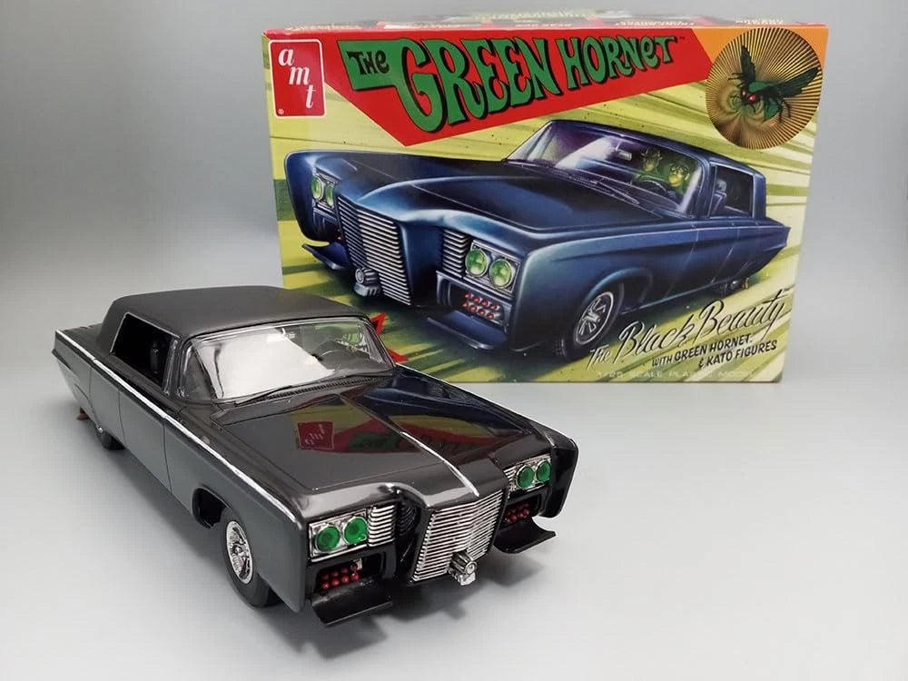 AMT Green Hornet Black Beauty 1:25 Scale Model Kit 9 inches long, Molded Color