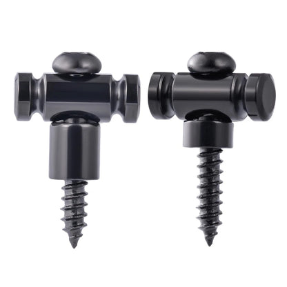 Guyker Guitar Roller String Retainers(Set of 2) – Guide, Strings Black
