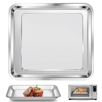 GCQ Air Fryer Grill Pan for Nuwave Bravo 11.2 x 10.5 x 1 inch, Silver