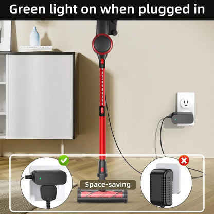 26V Charger for MOOSOO Cordless Vacuum Cleaner Power Cord Compatible with...