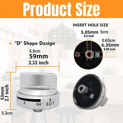5pcs AEZ73453509 Stove Knob For LG Gas Range Burner Oven LDG3011ST LDG3017ST