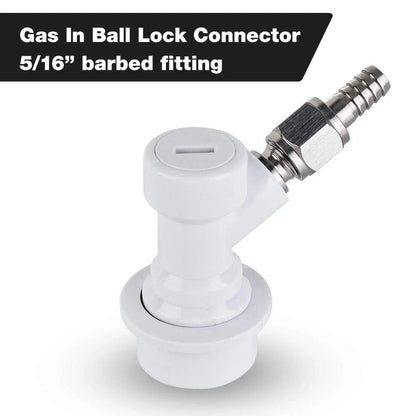 Ball Lock Keg Disconnect Quick 2 pairs of ball lock keg fittings, Red