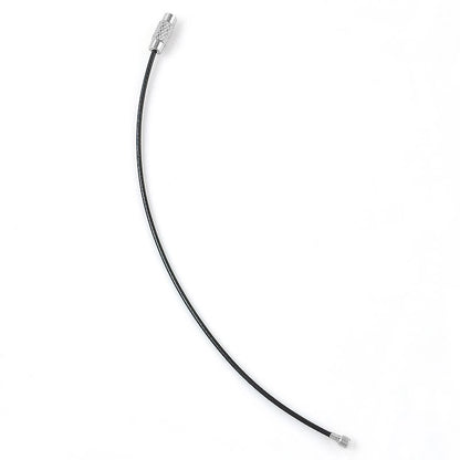 20* 1.5mm Screw Locking Wire Keychain Cable Rope Key Holder Keyring Chain Ring F