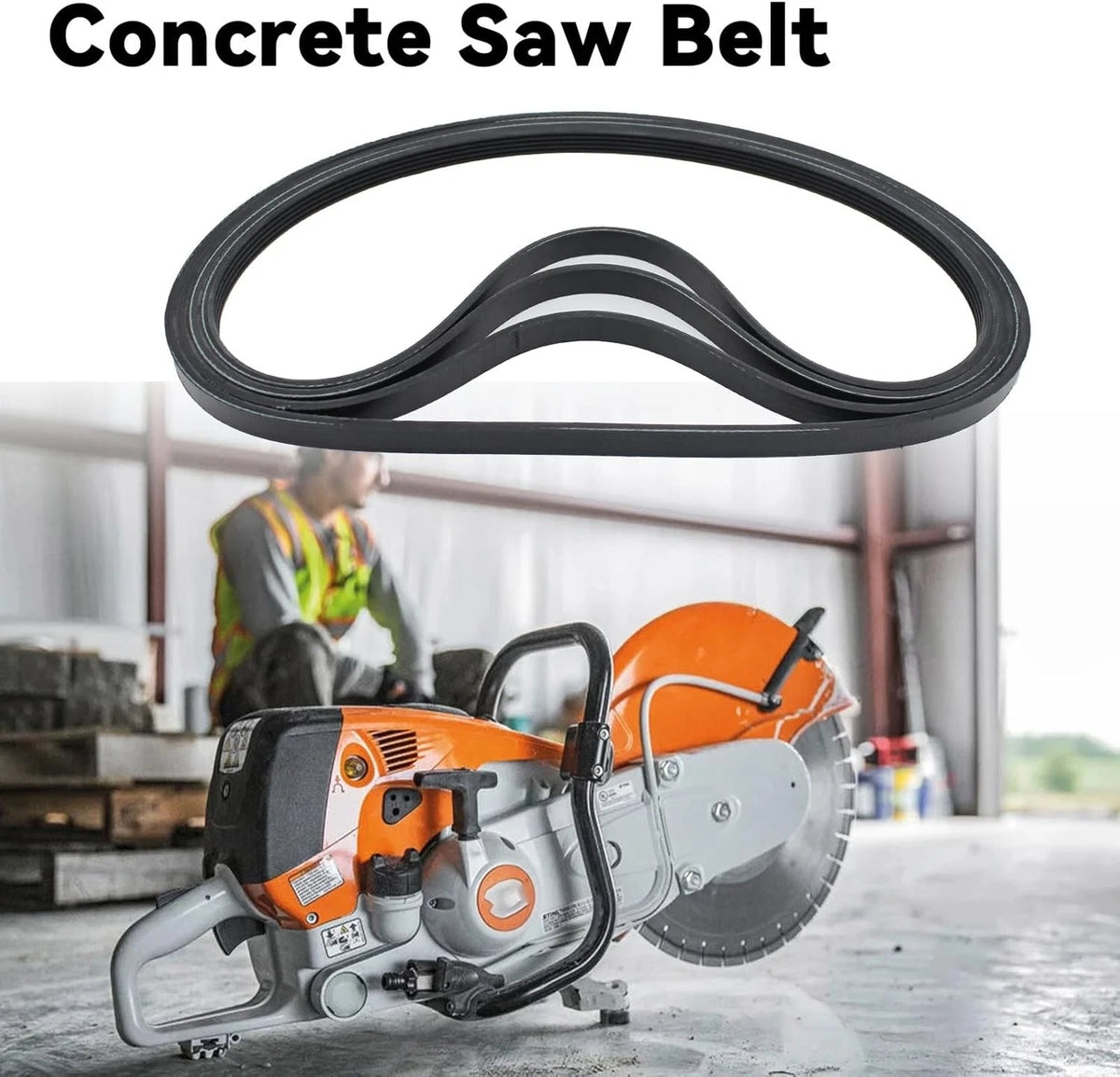 Concrete Saw Belt Kit Fits for Stihl TS420 TS500i Cutquik Drive Belt,...