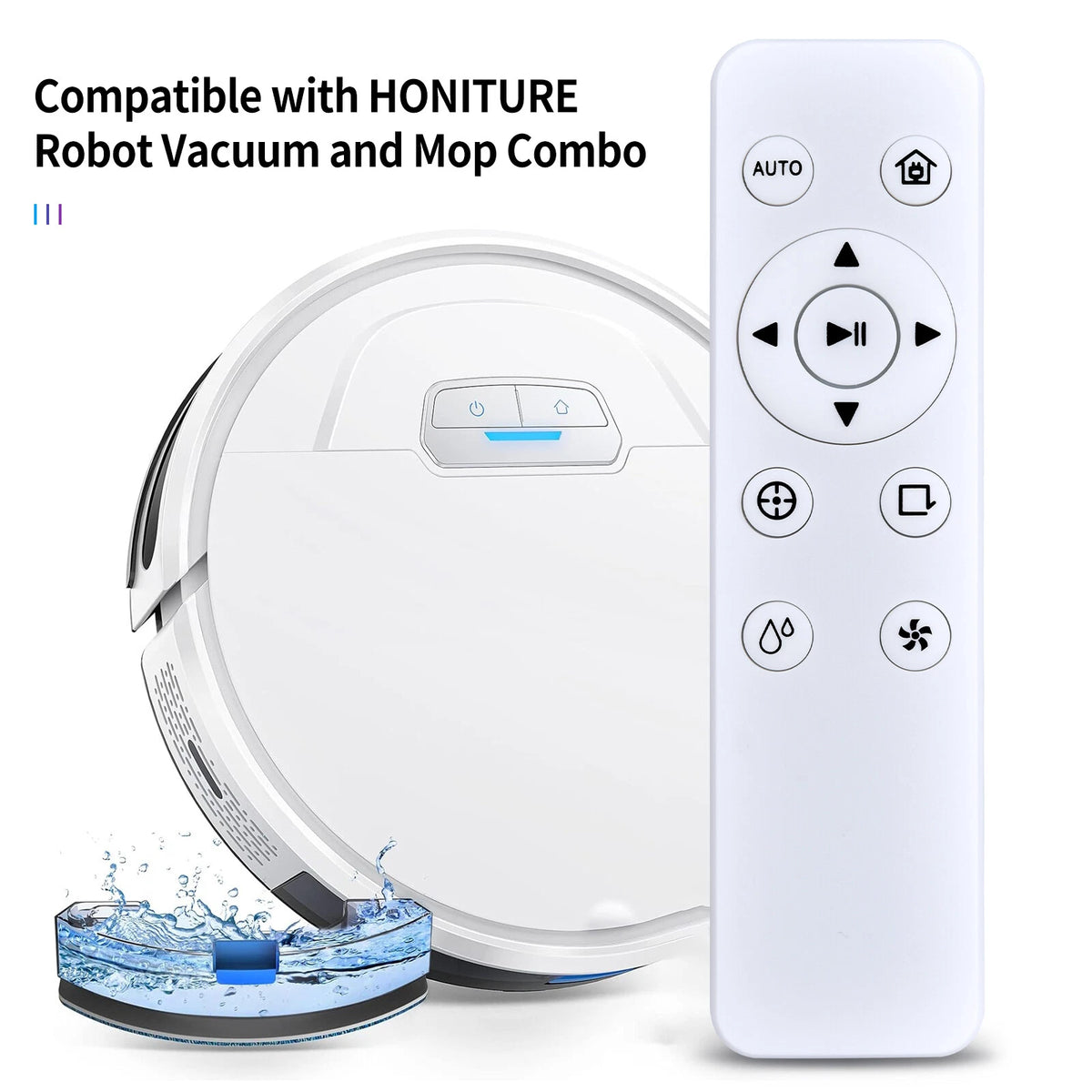 Replacement Remote Control For HONITURE G20 Robot Vacuum Cleaner