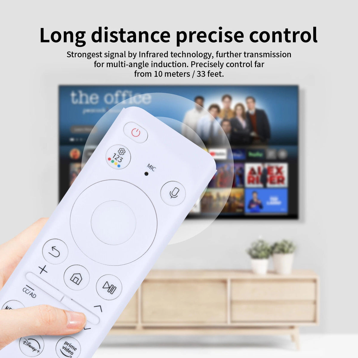 BN59-01432A Solar Voice Remote For Samsung Neo QLED Smart 8K HDR Ultra HD TV