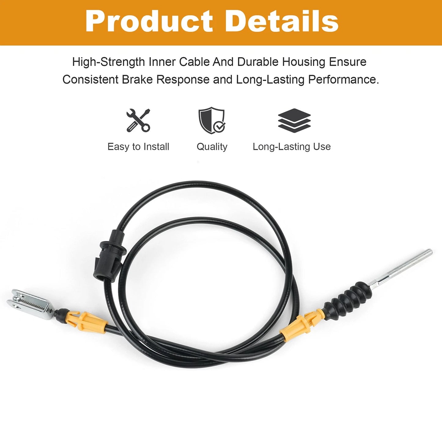 115-3584 Right Side Brake Control Cable Fits Exmark Lazer Z E-Series,AS,Z, S & X