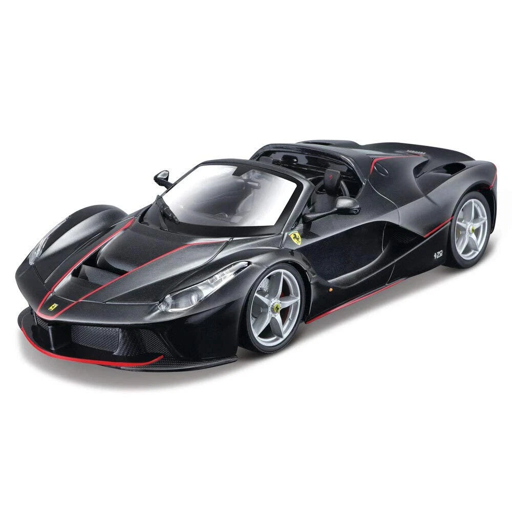Maisto 1:24 Assembly Line LaFerrari Aperta - Black Large Large,