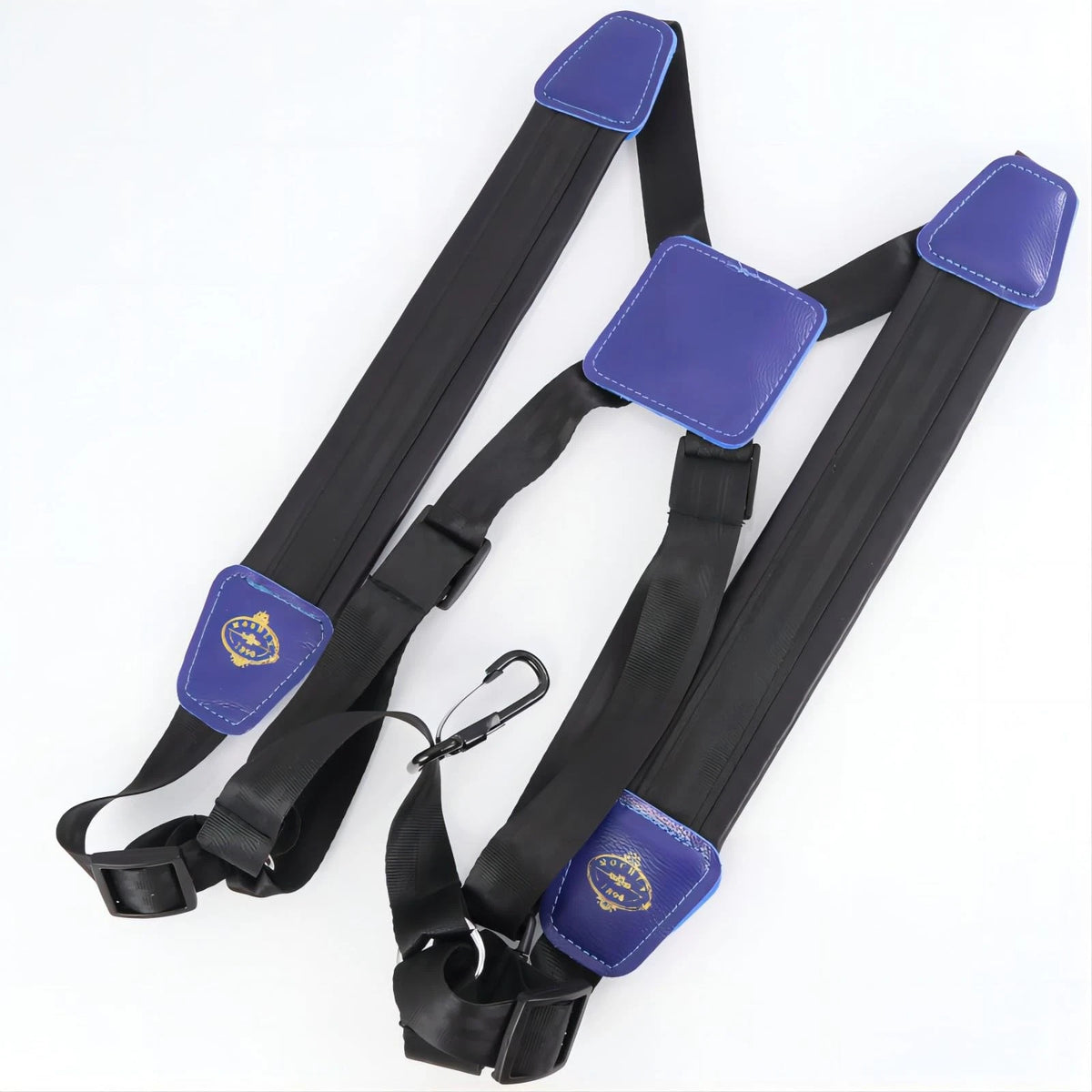 Saxophone Sax Black Double Shoulder Strap for Baritone middle size, black