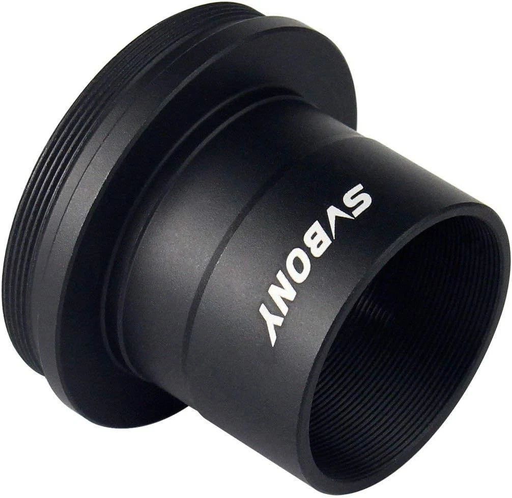 SVBONY T2 T Ring Adapter and T Adapter, 1.25 inches Metal Telescope Black