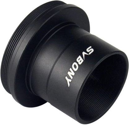 SVBONY T2 T Ring Adapter and T Adapter, 1.25 inches Metal Telescope Black
