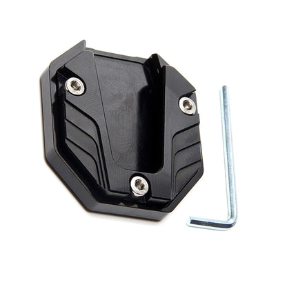 Motorcycle Kickstand Extender Foot Side Extension Pad Support Plate Anti-skid ff
