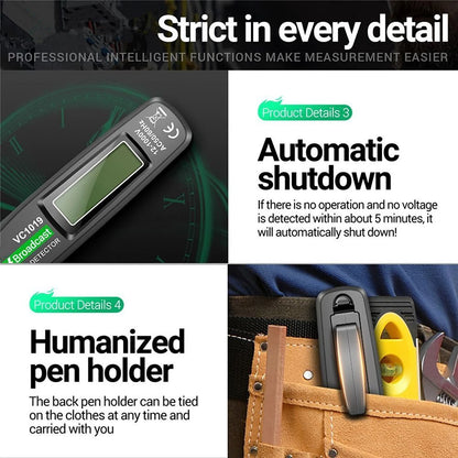Multifunction Positioning Voltage Tester Electric Wire Detector Broadcast Tester