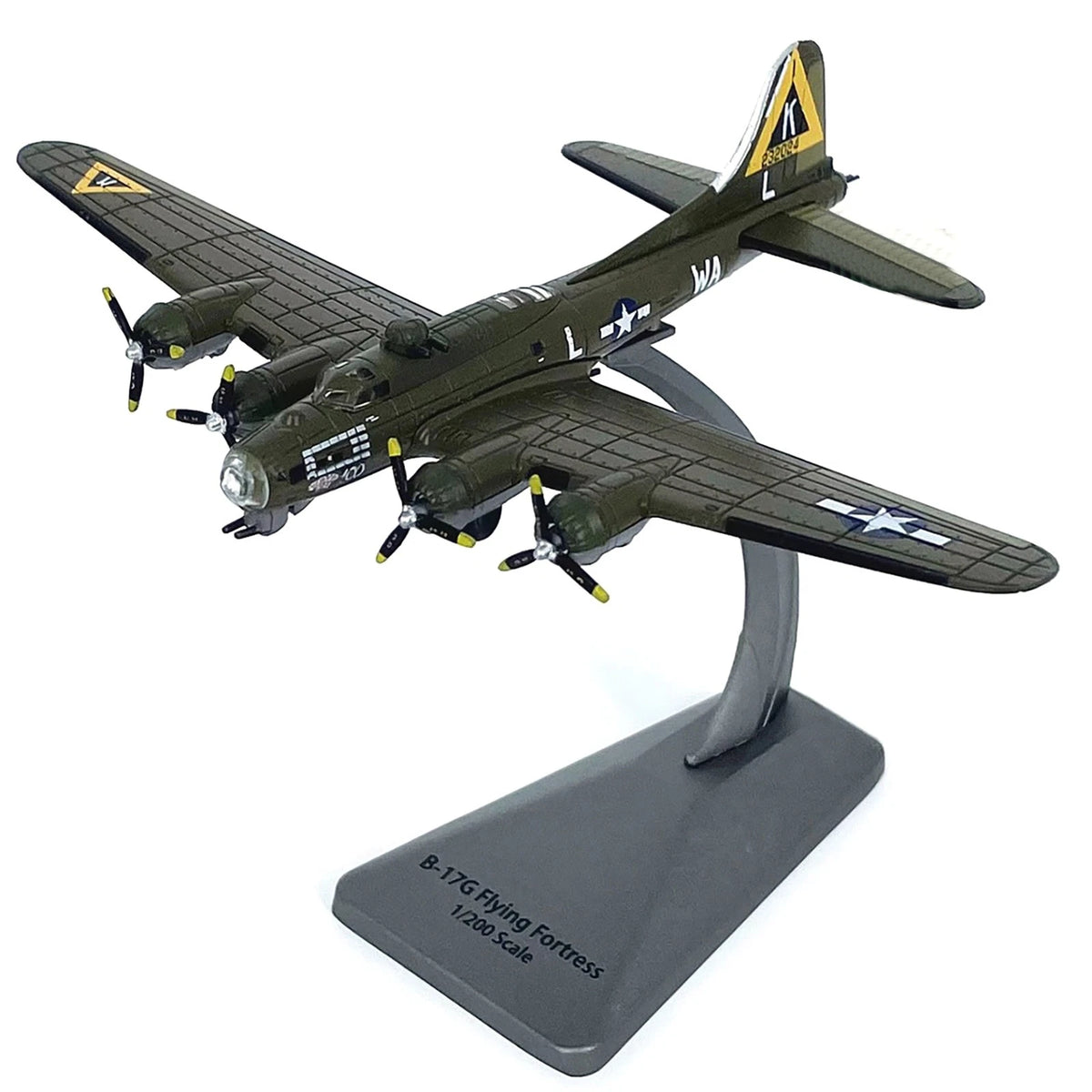 11.9cm Diecast Alloy 1/200 USA Air Force B-17G Fighter Model Static Display