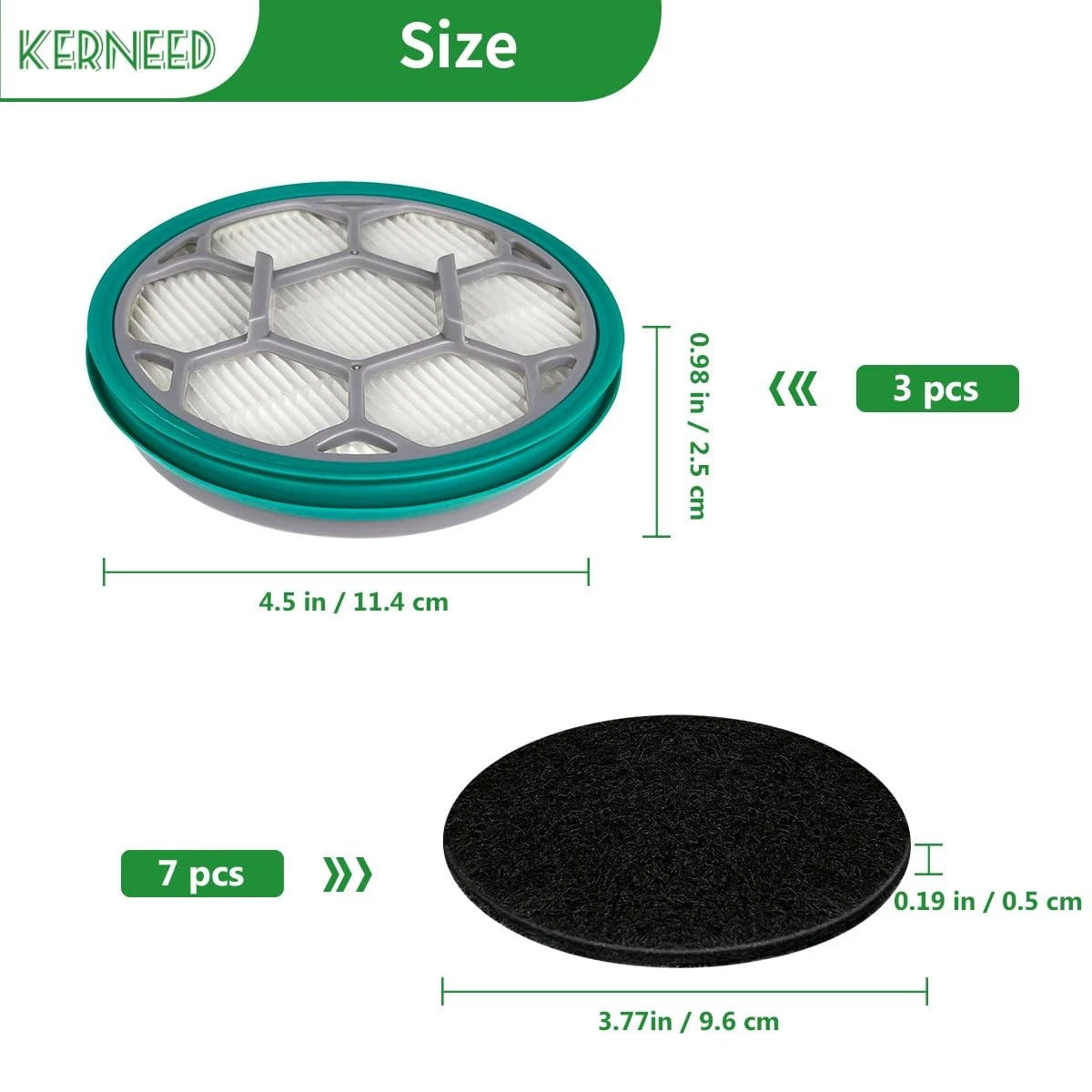 Hepa Filter Sponge Replacement Accessories for Neakasa/Neabot P1 Pro Pet...