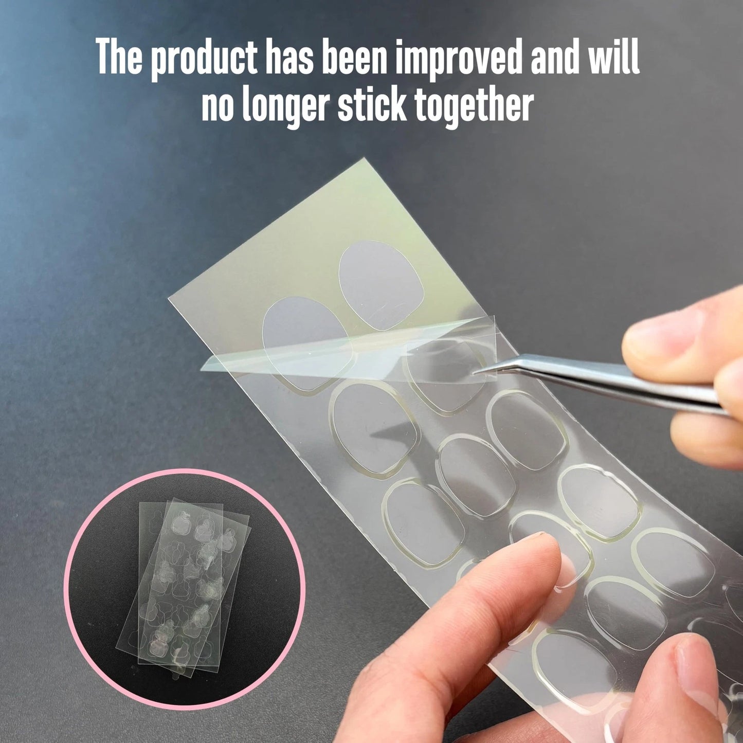 NOVO OVO Pre-cut Nail Shaped Medium, Various Sizes Repair Sheet