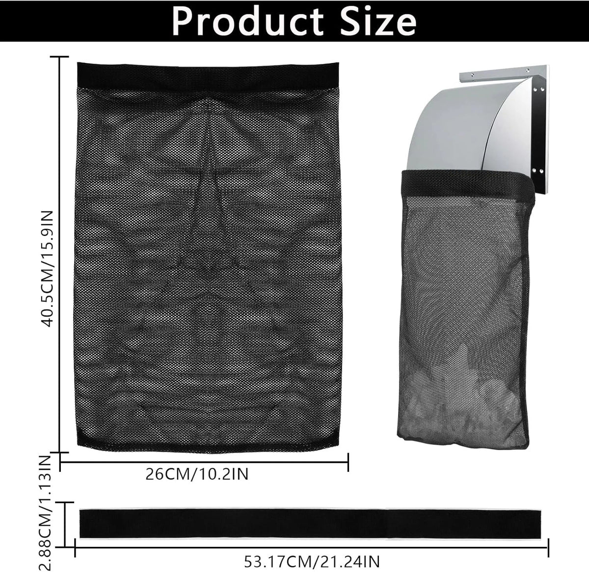 4 PCS Dryer Vent Lint Bags, Catcher for Dryer，indoor Trap,...