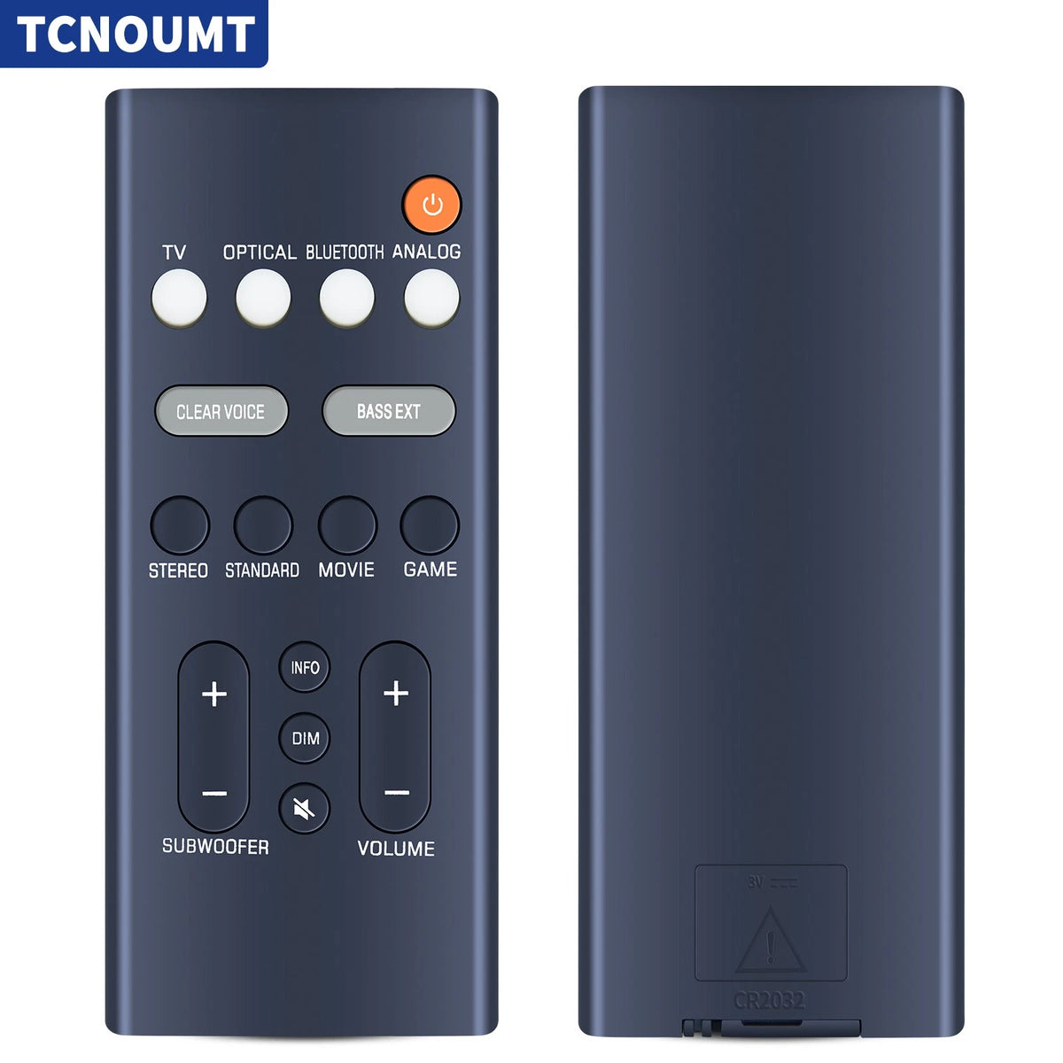 VDQ7610 Remote Control For Yamaha Compact Sound Bar SR-C20A SR-C30A