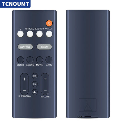 VDQ7610 Remote Control For Yamaha Compact Sound Bar SR-C20A SR-C30A