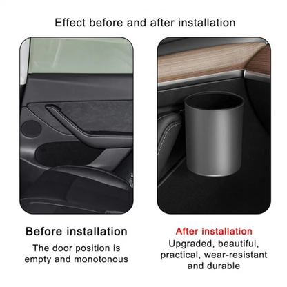 Door Water Cup Holder Storage Box For Tesla Model 3 2017-2023 Model Y 2021-2023