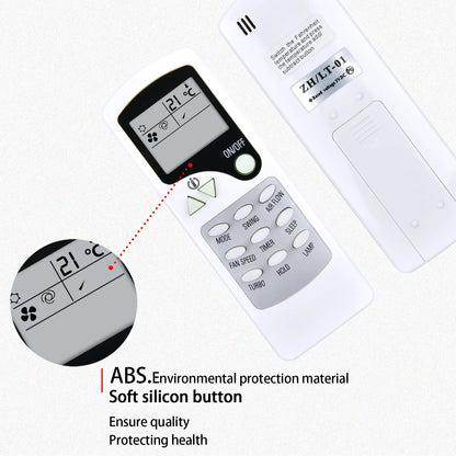 Remote Control For Quietside Amcoraire Duo AC ZHF/LT-01 ZH/LT-01 ℉⇄℃