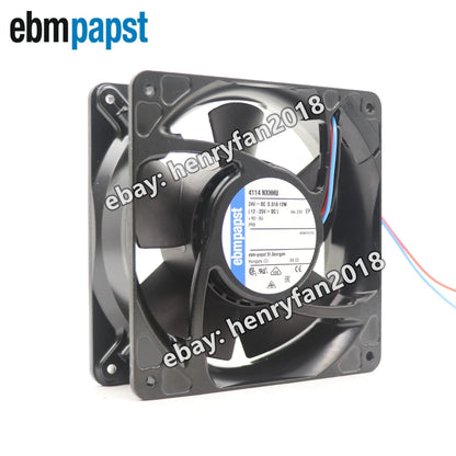 Ebmpapst 4114NXHHU Axial Fan 24V 12W 0.51A IP68 120*120*38MM Cabinet Cooling Fan