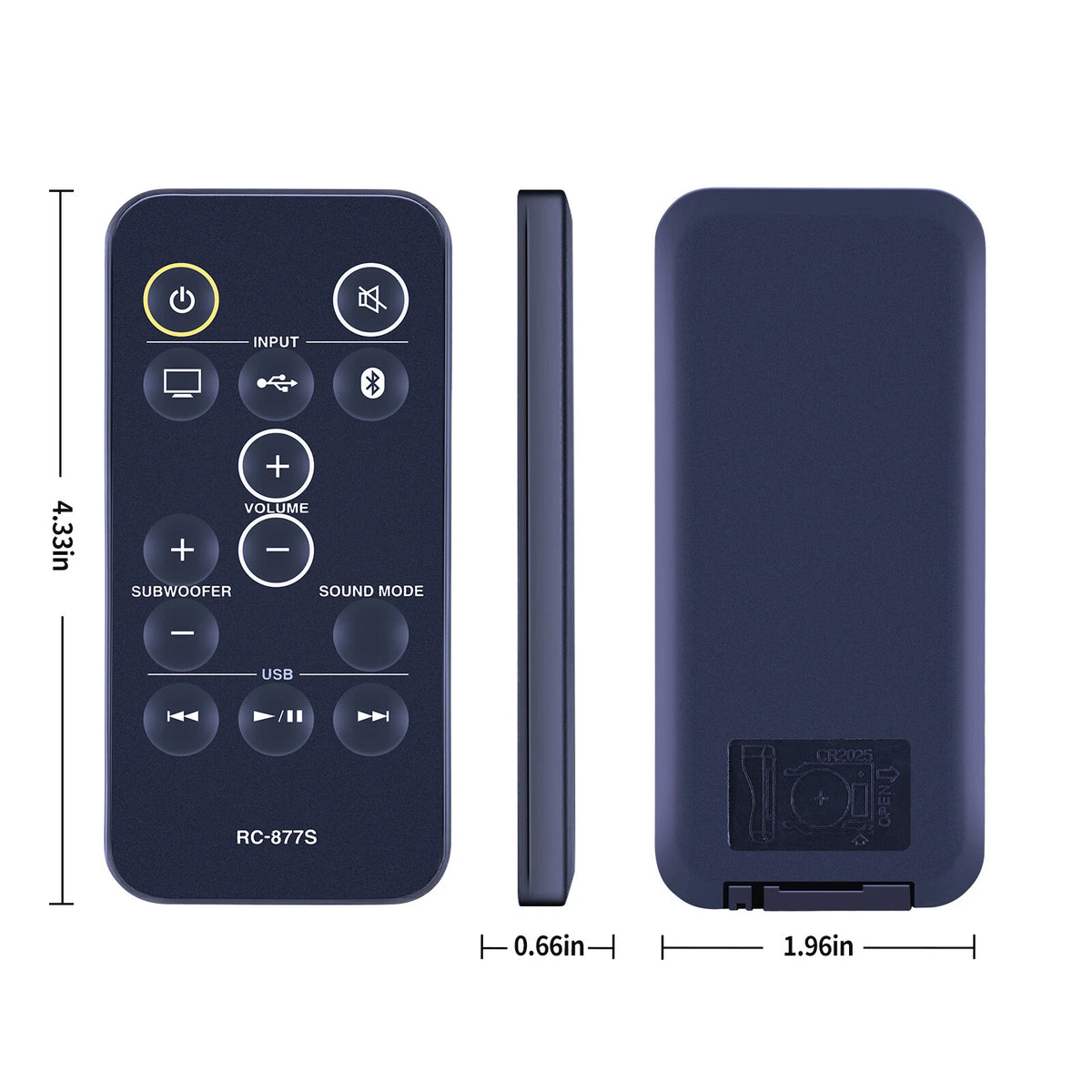 RC-877S Remote Control For Onkyo Sound Bar LB401 LS-B50 LS-T10 LST10