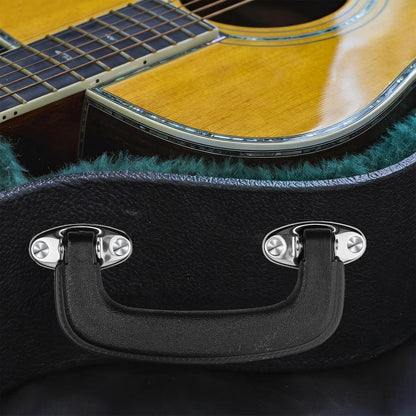 2 Set Guitar Case Handle Luggage Handles Replacement - Carry Black