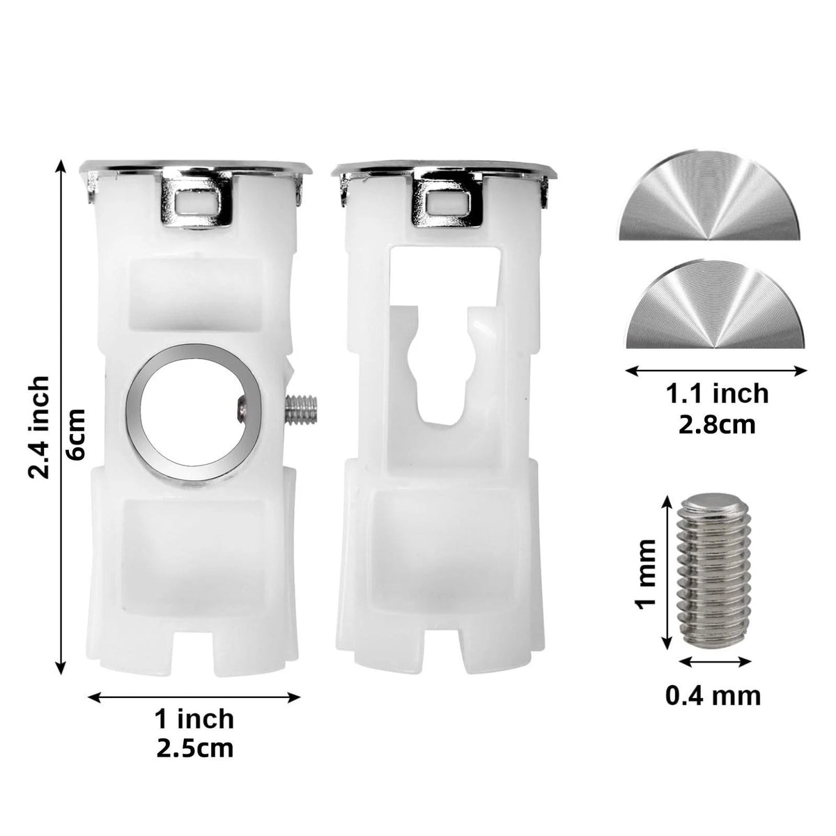 Durable Plastic Freezer Door Handle Support Kit 3298044 For Samsung Refrigerator