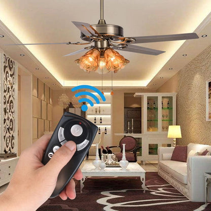 UC7083T Ceiling Fan Remote Control Replacement of Hampton Bay with Black