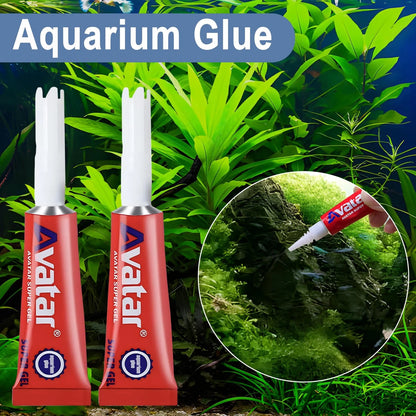 3 PCS Aquarium Glue, Aquascape Aquatic Plants Coral 3 pcs, 1
