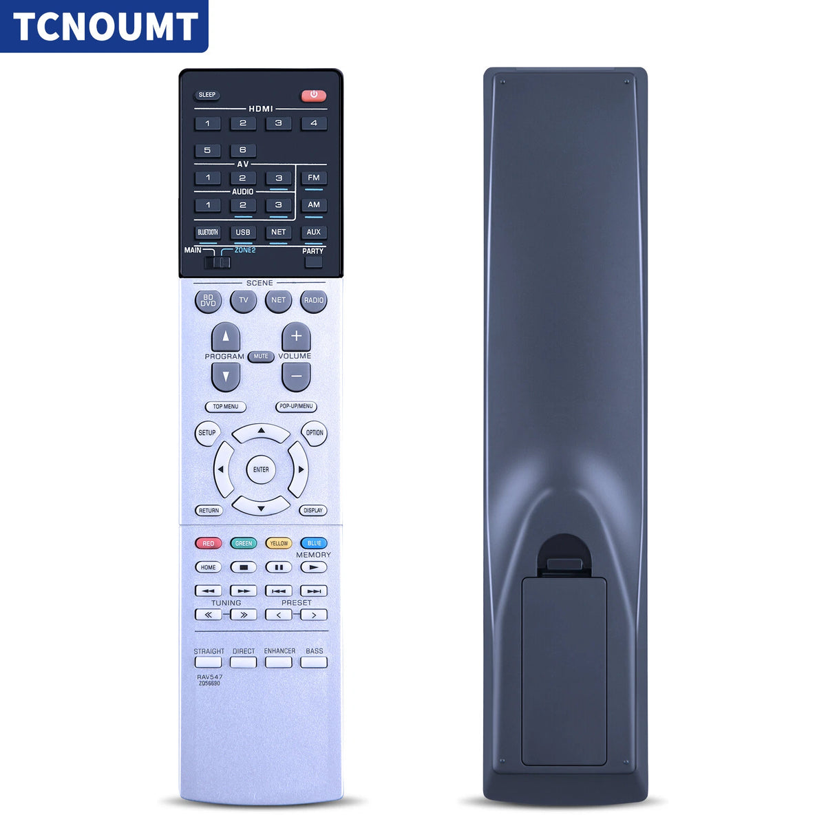 Remote Control For Yamaha AV Receiver RAV547 ZQ56690 RX-S601 RX-S601D