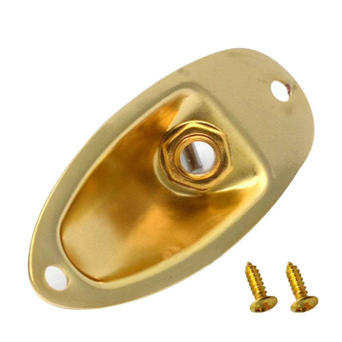 Boat Style Loaded Jack Socket Cover Plate For Strat Stratocaster Electric Guitar