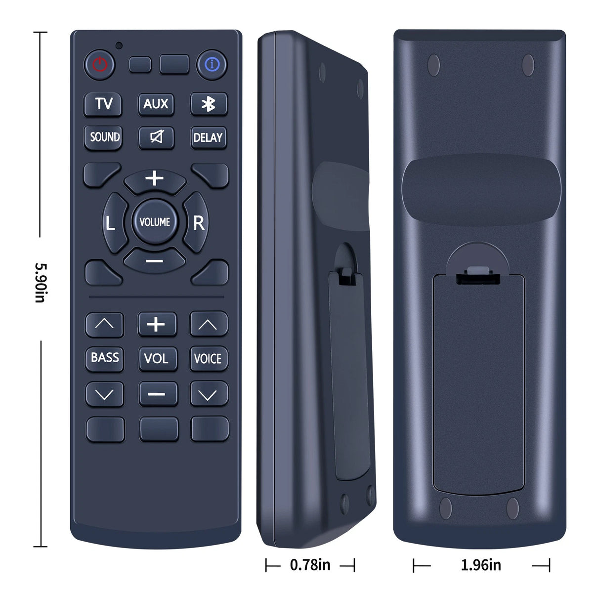 Replacement Remote Control For Polk Audio MagniFi Mini AX Sound Bar