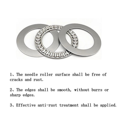 2 PCS AXK4060 High Precision Thrust Needle Roller Bearings with 40*60mm