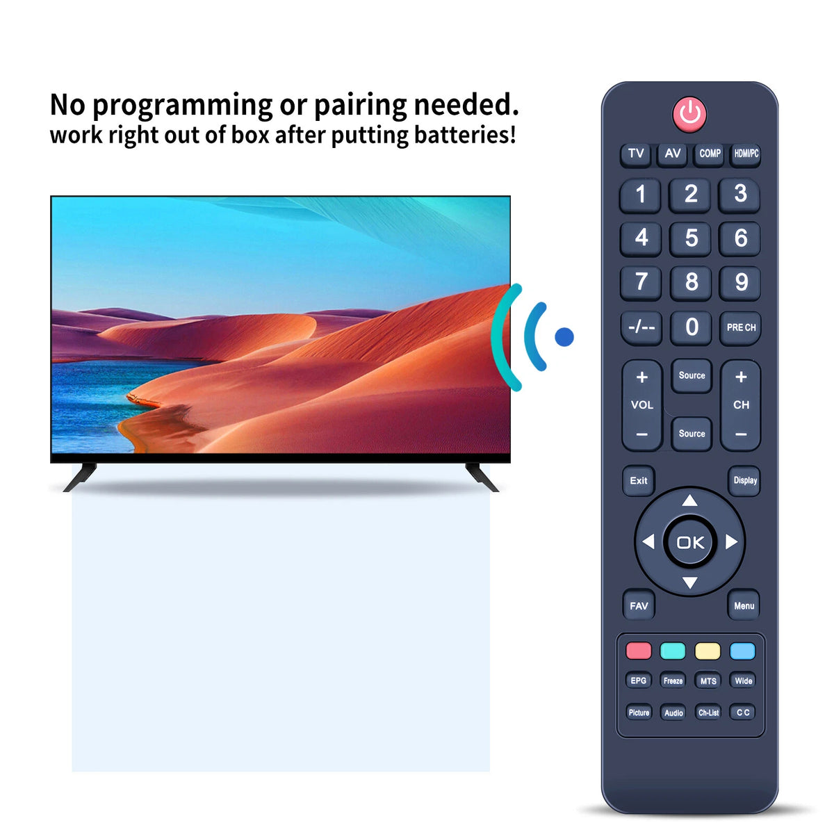 Remote Control For NEC MultiSync RL76F-1 E325 E425 E505 E585 E554 E654 E553 E463