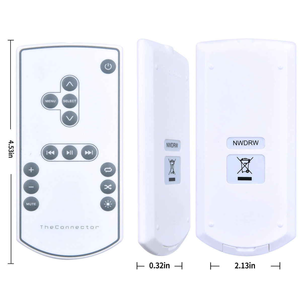 For Tivoli Audio The Connector Replacement Remote Control CRWG