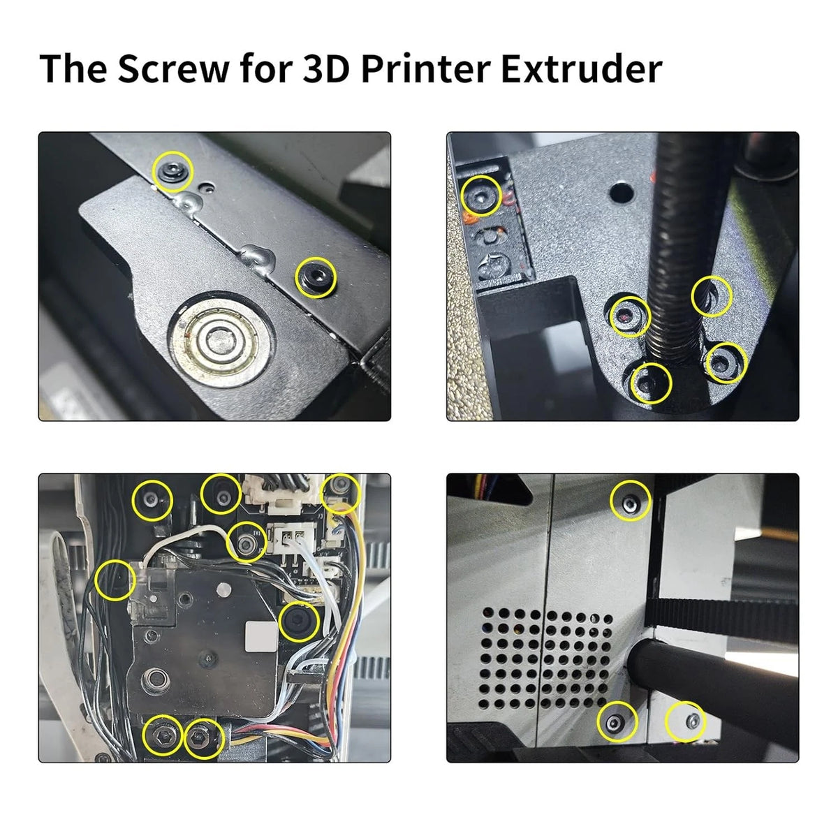 3D Printer Accessories Screws Assortment Kit for X1/X1C/X1E/P1P/P1S/AMS:...