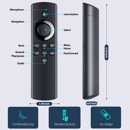 For Amazon TV Stick Lite 1st-Gen (2020) S3L46N Voice Remote Control H69A73