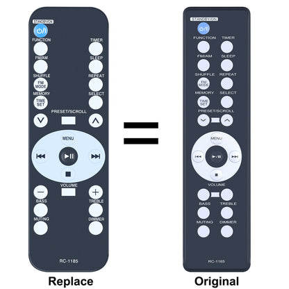 RC-1185 Remote Control For TEAC iPod Dock Station MCDX50I MC-DX50I
