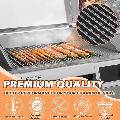 MOASKER Grill Grates for Charbroil 22652143 Edge Electric Replacement...